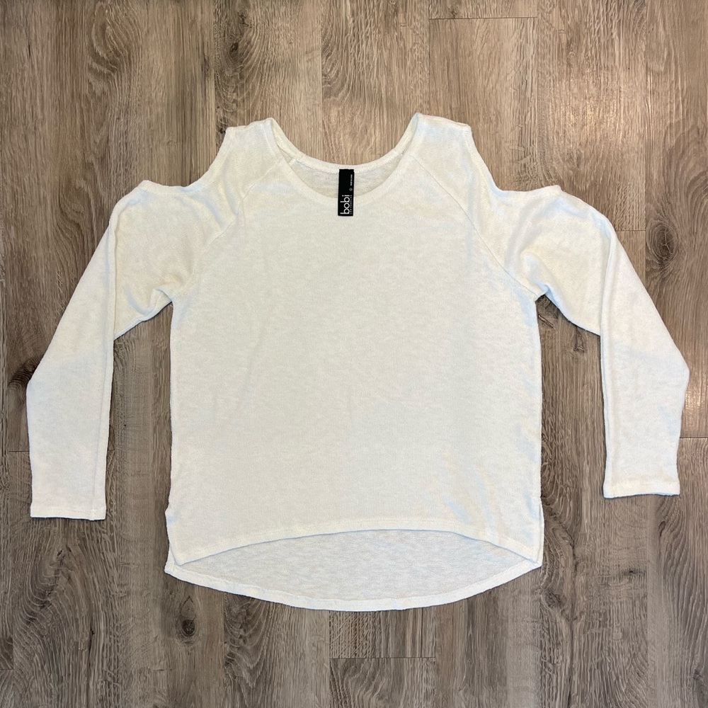 bobi Open Shoulder Sweater - Size Large